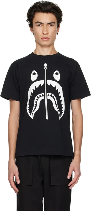 BAPE Black WGM Edition Shark T-Shirt