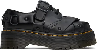 Dr. Martens Black 1461 Quad Harness Oxfords