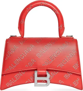 Hourglass XS Handbag with Rhinestones
