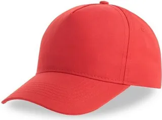 Atlantis Recy Five Recycled Polyester Baseball Cap - Red