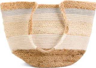 Summer Color Block Tote