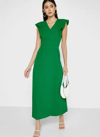 Box Pleat Detail Dress