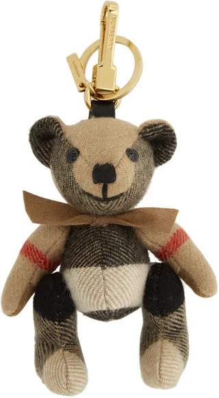 Burberry Beige Bow Tie Thomas Keychain