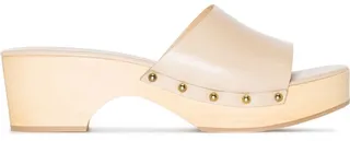 Bobbie studded platform clogs