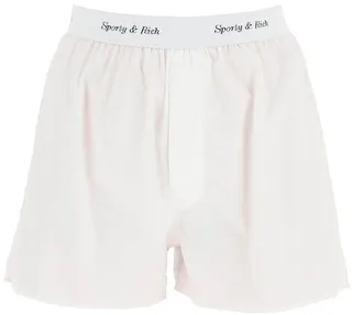 Sporty & Rich Cassie Logo Band Boxer Shorts