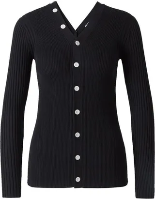 Proenza Schouler White Label Buttoned V-Neck Cardigan