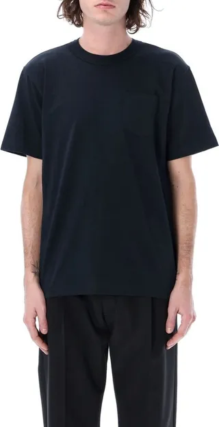 Sacai Side Zip Crewneck T-Shirt