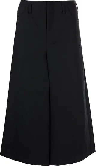 Cropped Wide-Leg Trousers