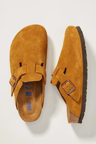 Birkenstock Boston Clogs Yellow