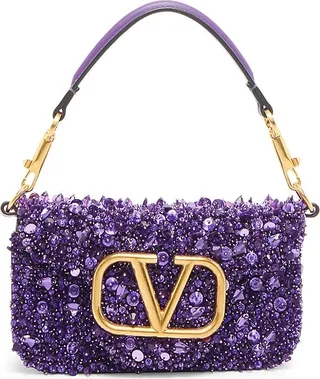 Small Loco Embellished Shoulder Bag