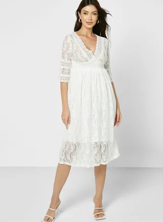 A-Line Lace Dress