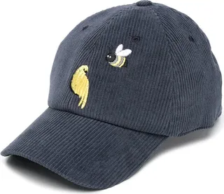 Corduroy-Detail Baseball Cap