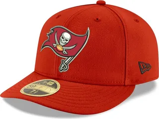Men's New Era Red Tampa Bay Buccaneers Omaha Low Profile 59Fifty Fitted Team Hat