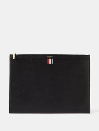 Pebbled-leather Document Holder