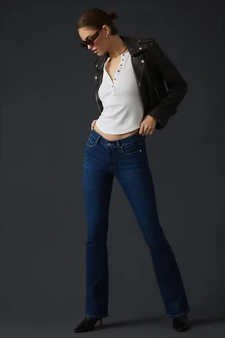 Paige Manhattan High-Rise Bootcut Jeans Blue