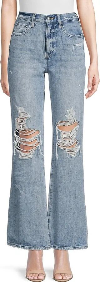 Stevie High Rise Flare Leg Jeans