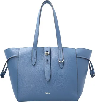 Furla Net Logo Detailed Tote Bag
