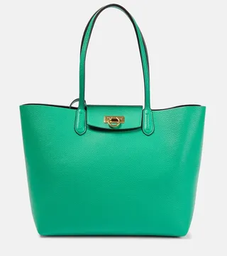 Gancini Small leather tote bag