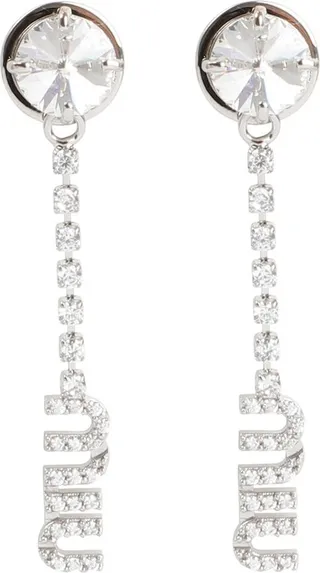 Miu Miu Logo-Embellished Earrings