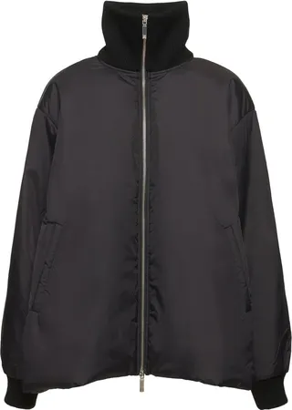 Shell bomber jacket