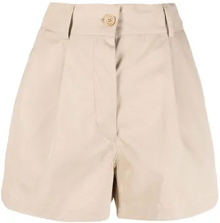 Cotton High-Waisted Shorts