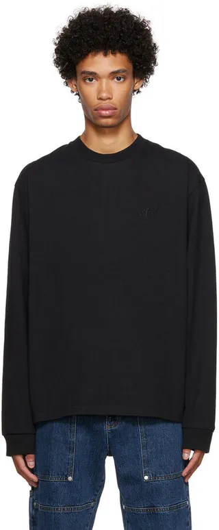 Axel Arigato Black Staple Long Sleeve T-Shirt