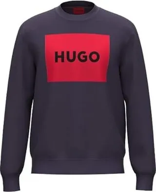 HUGO Unisex Adult Big Square Logo Crew Neck Sweatshirt