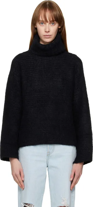 A.P.C. Black Tessa Turtleneck