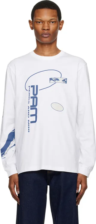 Perks and Mini White Flotation Long Sleeve T-Shirt