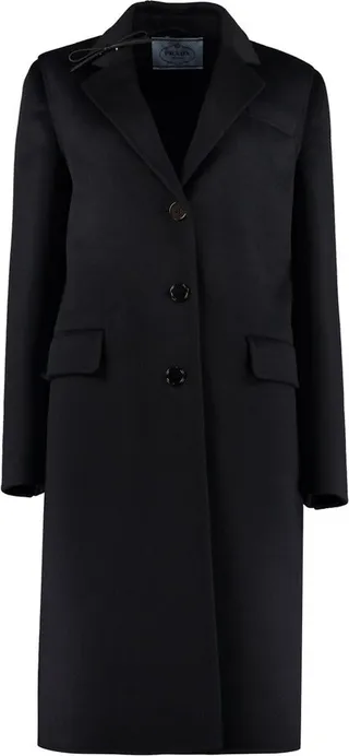 Prada Bow-Detailed Coat