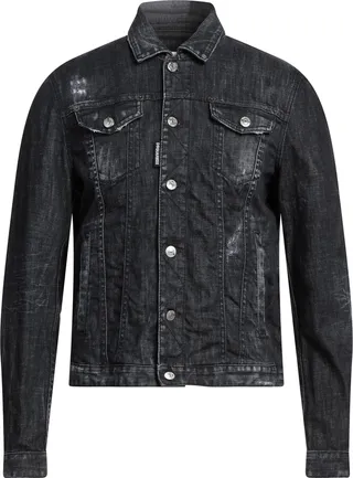 Denim Outerwear Black