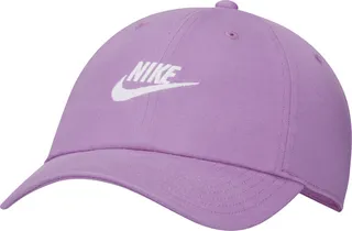 Unisex Nike Sportswear Heritage86 Futura Washed Hat in Purple