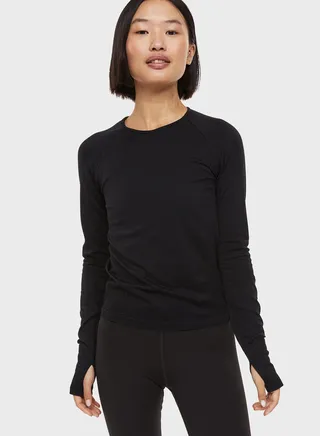 Round Neck Knitted Top