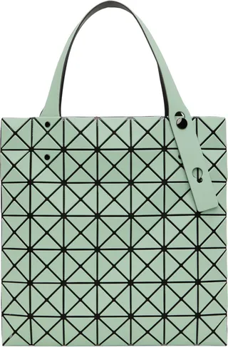 Bao Bao Issey Miyake Green Prism Frost Tote