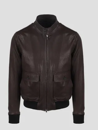 Tagliatore biker leather jacket.