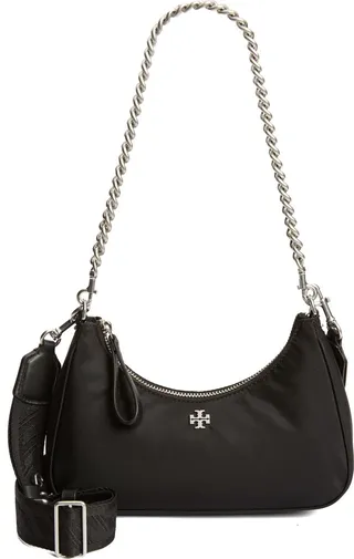 Mercer Small Recycled Nylon Crescent Bag