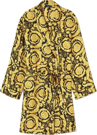 Robe With Baroque Print
