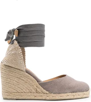 Lace-Up 100mm Espadrilles
