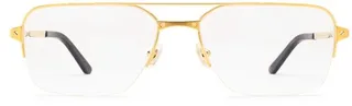 Cartier Aviator Frame Glasses