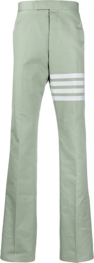 4 Bar Stripe cropped tailored trousers