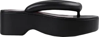 Rio Platform Sandal Toe Strap Sandals Black