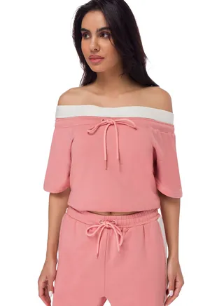Annie Off Shoulder Crop Top