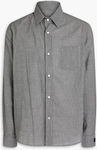 Gingham cotton shirt