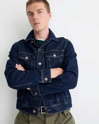 Rigid denim jacket