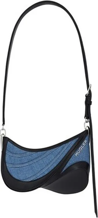 Embossed spiral curve 01 shoulder bag