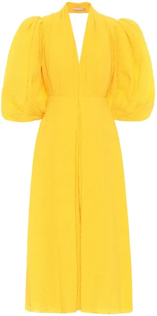 Deva open-back cotton gown