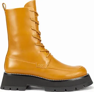 Kate Lace Up Combat Boot in honey