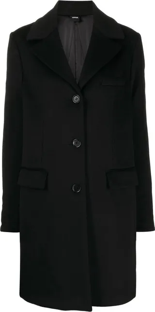 Single-Breasted Button Coat