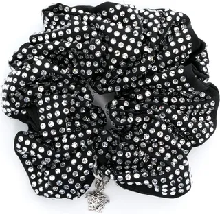 Embellished Logo-Charm Scrunchie
