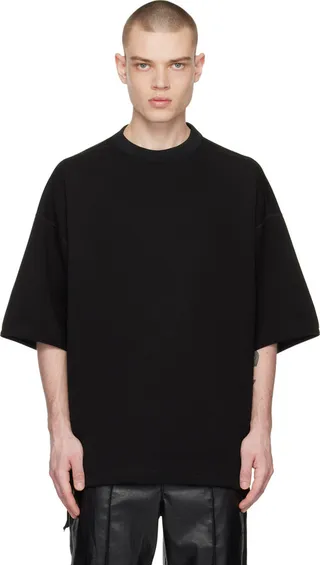 N.Hoolywood Black Zip T-Shirt